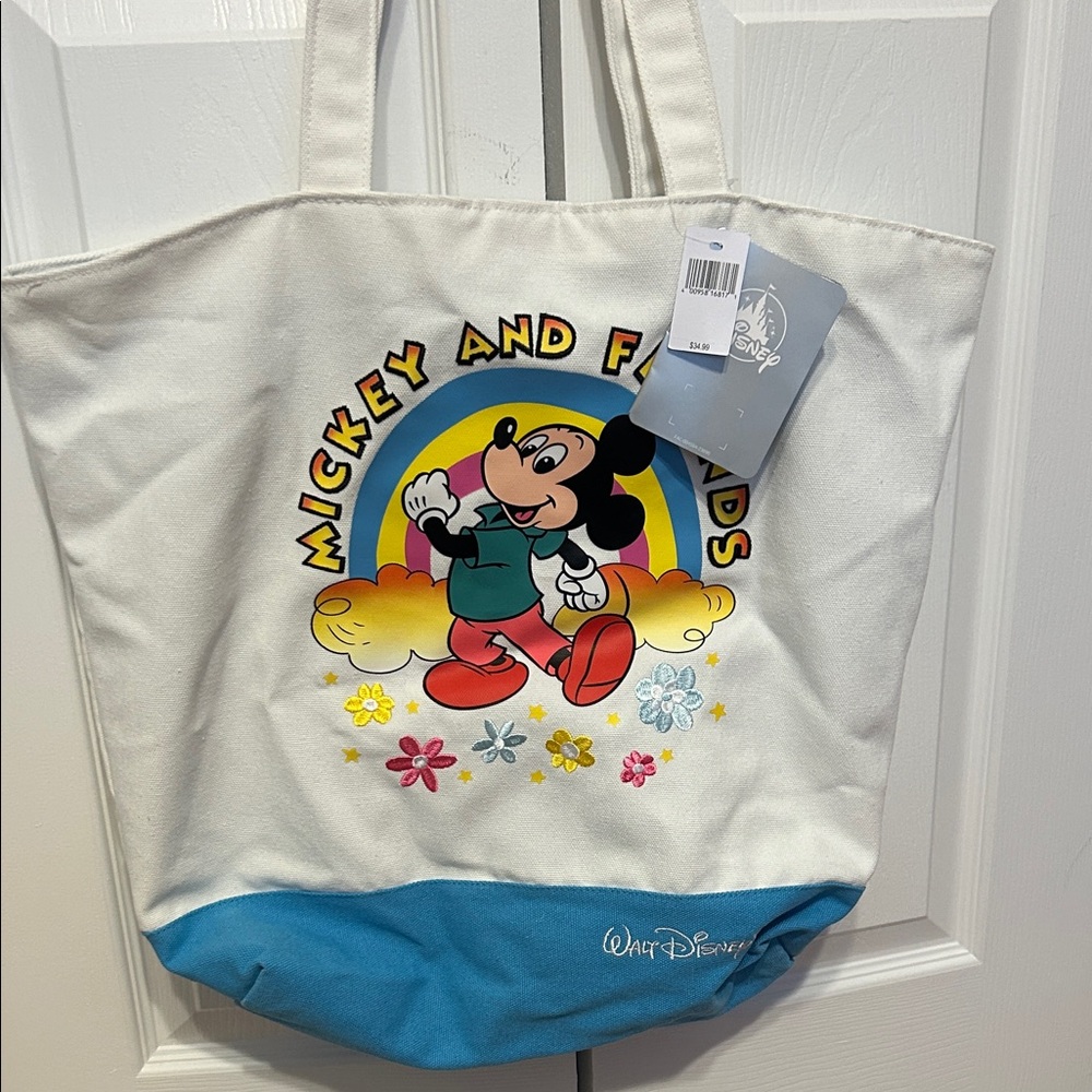 Brand New with Tags Disney Parks Mickey and Friends Tote Bag